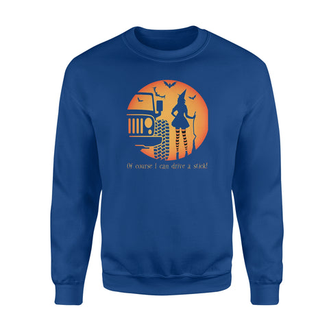 Image of Of Course I Can Drive A Stick Witch Jeep - Standard Fleece Sweatshirt