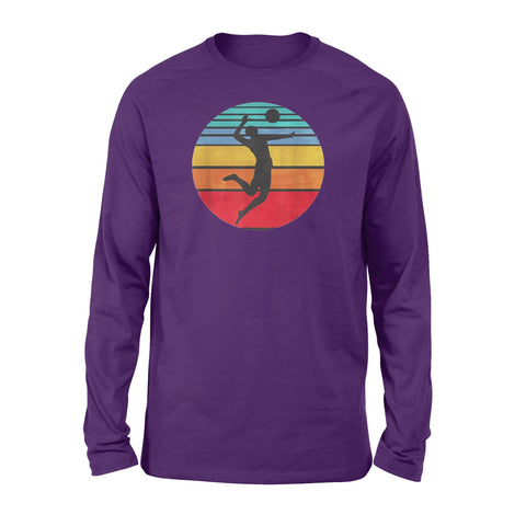 Image of Beach Volleyball Retro Vintage Player Coach - Standard Long Sleeve