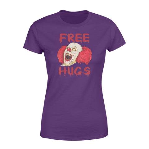 Image of Free Hugs Evil Killer Scary Clown Halloween - Standard Women's T-shirt