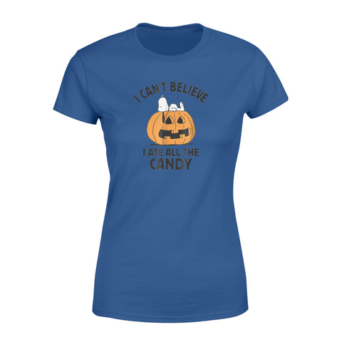 Image of Peanuts Halloween Snoopy All The Candy - Standard Women's T-shirt