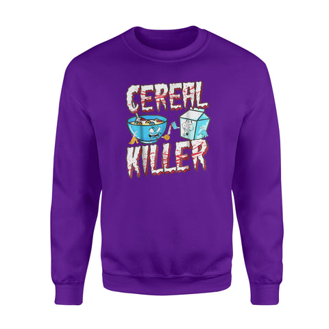 Image of Halloween Costume Cereal Killer - Standard Fleece Sweatshirt