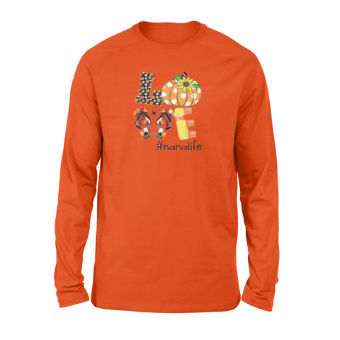 Image of Love nana life- Halloween sunflower - Standard Long Sleeve