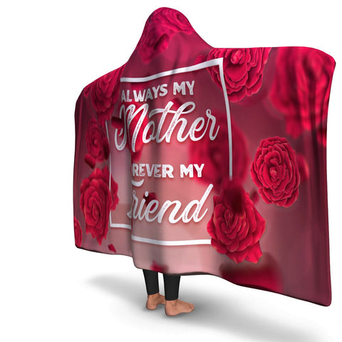 Image of Mother And Friend Hooded Blanket AOP