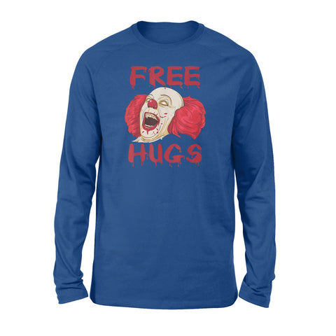 Image of Free Hugs Evil Killer Scary Clown Halloween - Standard Long Sleeve