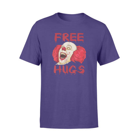 Image of Free Hugs Evil Killer Scary Clown Halloween - Premium T-shirt