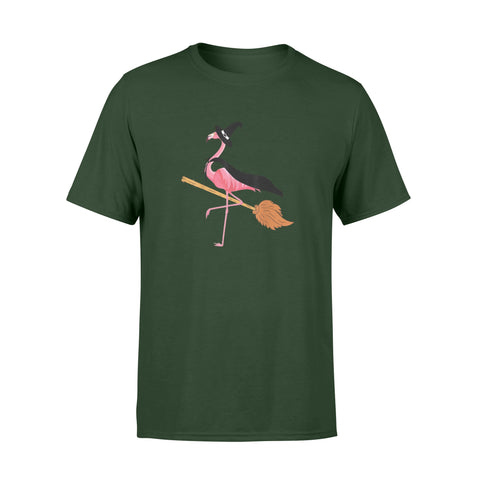 Image of Flamingo Witch Easy Halloween Costume - Standard T-shirt