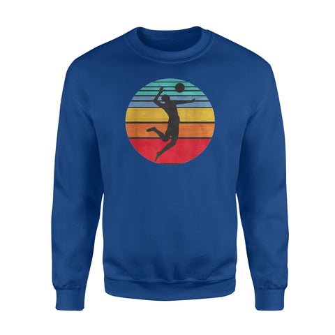 Image of Beach Volleyball Retro Vintage Player Coach - Standard Fleece Sweatshirt