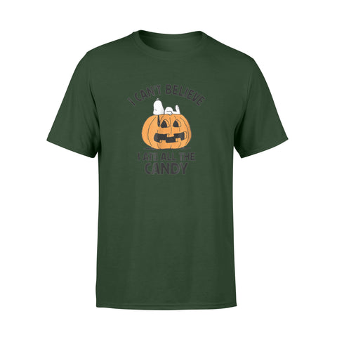 Image of Peanuts Halloween Snoopy All The Candy - Standard T-shirt