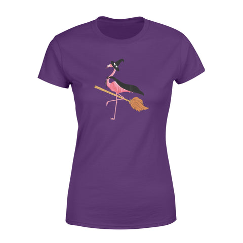 Image of Flamingo Witch Easy Halloween Costume - Standard Women's T-shirt