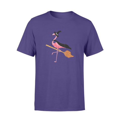 Image of Flamingo Witch Easy Halloween Costume - Premium T-shirt