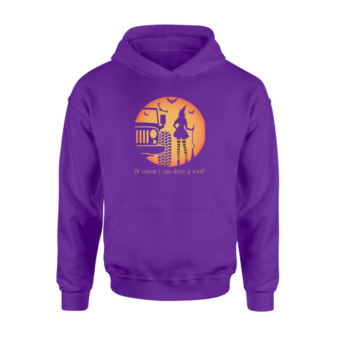 Image of Of Course I Can Drive A Stick Witch Jeep - Standard Hoodie