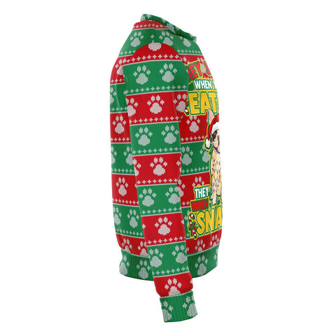 Image of Snacks French Bulldog Ugly Christmas Sweater
