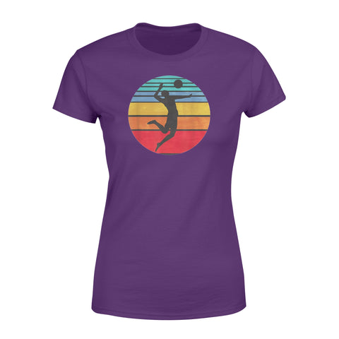 Image of Beach Volleyball Retro Vintage Player Coach - Standard Women's T-shirt