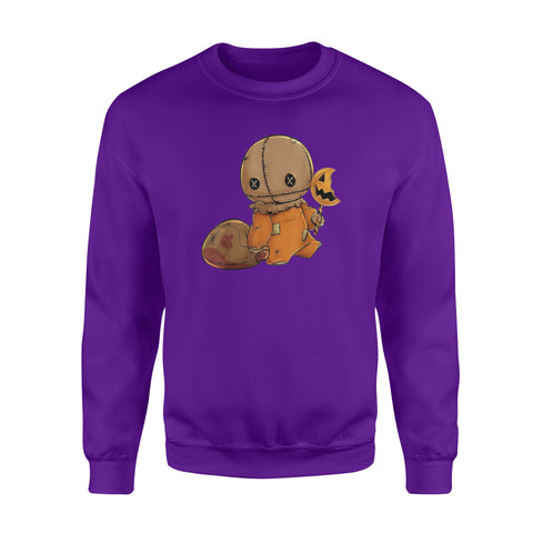Image of Trick r Treat Funny Cute Sam Halloween - Standard Fleece Sweatshirt