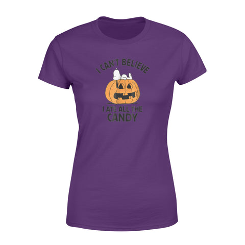 Image of Peanuts Halloween Snoopy All The Candy - Standard Women's T-shirt