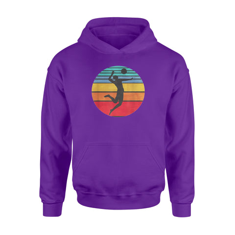 Image of Beach Volleyball Retro Vintage Player Coach - Standard Hoodie