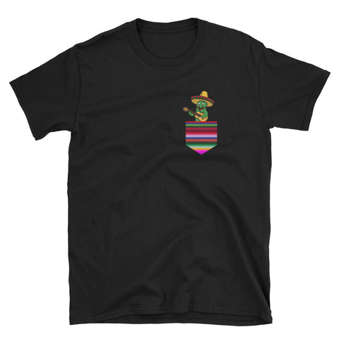 Image of Funny Pockey Cinco De Mayo Cactus Short-Sleeve Unisex T-Shirt, Funny Cactus Tee, Succulent Shirt, Cinco De Mayo Shirt