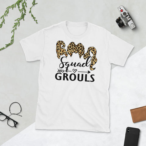 Image of Happy Halloween Witches Squad Ghouls Short-Sleeve Unisex T-Shirt