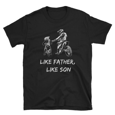 Image of Like Father - Like Son Motocross Short-Sleeve Unisex T-Shirt