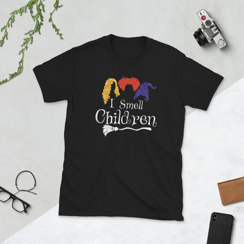 Image of I Smell Kids Children T-Shirt Halloween Funny Costume Short-Sleeve Unisex T-Shirt