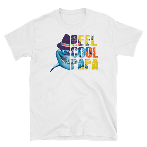 Image of Reel Cool Papa Short-Sleeve Unisex T-Shirt, Father's Day Shirt For Fishing Papa
