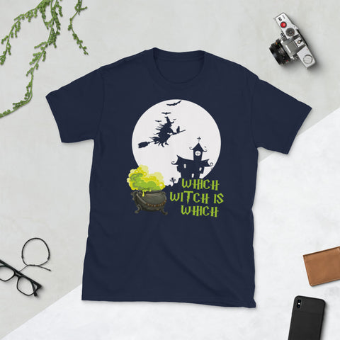 Image of Which Witch Is Which English Teacher Halloween Costume Short-Sleeve Unisex T-Shirt