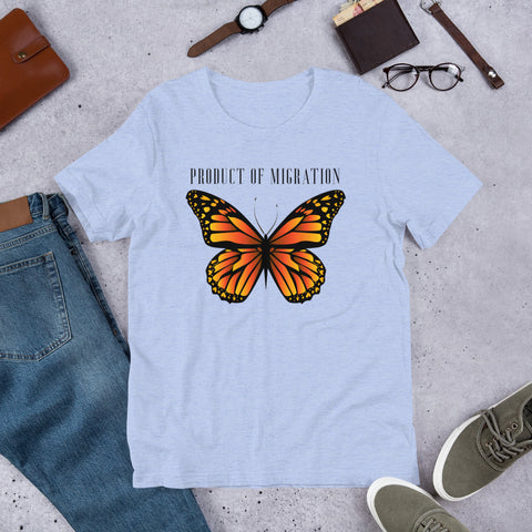 Image of Product Of Migration Premium Short-Sleeve Unisex T-Shirt, Painting Butterfly Shirt