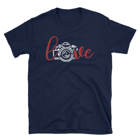 Image of Love Photography Short-Sleeve Unisex T-Shirt, Photographer Gift