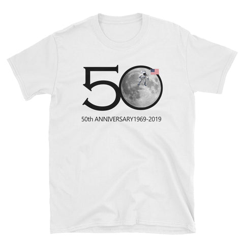 Image of 50 Aniversary Apollo 11 1969 - 2019 Short-Sleeve Unisex T-Shirt, Astronaut Shirt