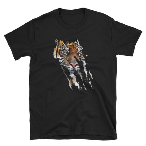 Image of Bengal Tiger Face Short-Sleeve Unisex T-Shirt