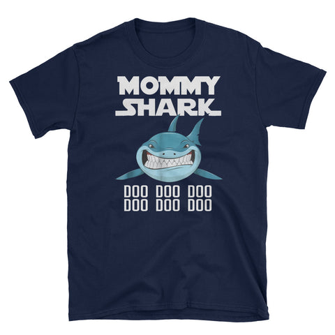 Image of Personalized Mommy Shark Doo Doo Doo Short-Sleeve Unisex T-Shirt, Matching Baby Shark For Family