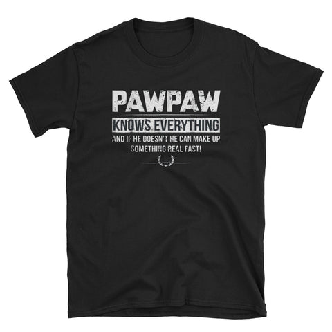 Image of Pawpaw Knows Everything Short-Sleeve Unisex T-Shirt