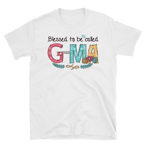 Image of Blessed To Be Called G-MA Short-Sleeve Unisex T-Shirt, Funny Grandma Shirt