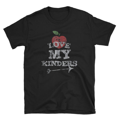 Image of Love My Kinders Cute Kindergarten Teacher Short-Sleeve Unisex T-Shirt