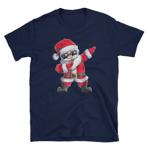Image of Dabbing Santa Christmas Short-Sleeve Unisex T-Shirt