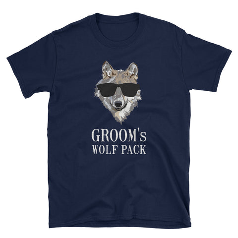 Image of Bachelor Party Groom's Wolf Pack Short-Sleeve Unisex T-Shirt
