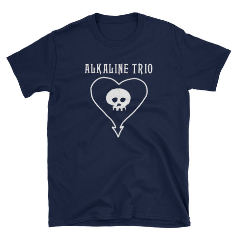 Image of Alkaline Trio Classic Heartskull Short-Sleeve Unisex T-Shirt