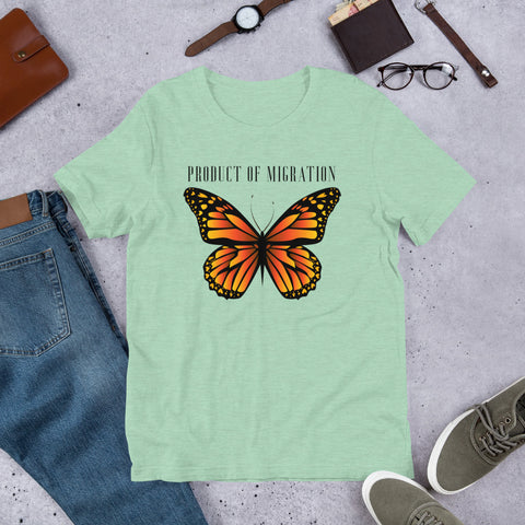 Image of Product Of Migration Premium Short-Sleeve Unisex T-Shirt, Painting Butterfly Shirt