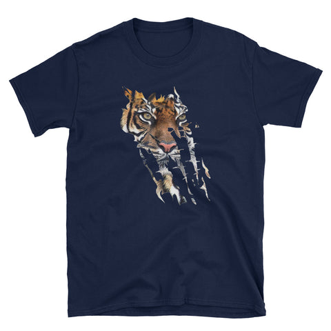 Image of Bengal Tiger Face Short-Sleeve Unisex T-Shirt