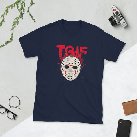 Image of TGIF Thank God It's Friday Halloween Scary Short-Sleeve Unisex T-Shirt