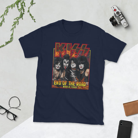 Image of KISS End of the Road Thats a Wrap Tour Short-Sleeve Unisex T-Shirt