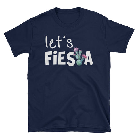 Image of Let Fiesta Cactus Short-Sleeve Unisex T-Shirt / Funny Cactus Shirt / Cactus Lover / Desert Shirt