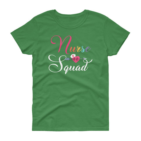Image of Personalized Cute Nurse Squad Shirt Women's short sleeve t-shirt, Cute Shirt For Nurse