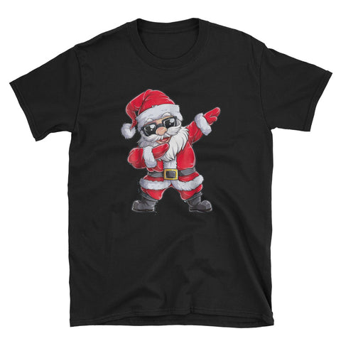 Image of Dabbing Santa Christmas Short-Sleeve Unisex T-Shirt