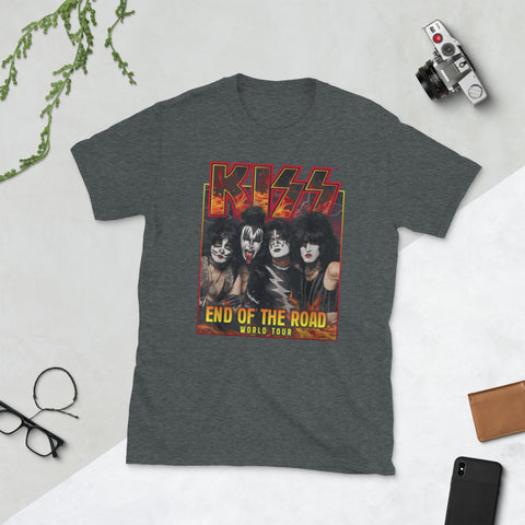 Image of KISS End of the Road Thats a Wrap Tour Short-Sleeve Unisex T-Shirt