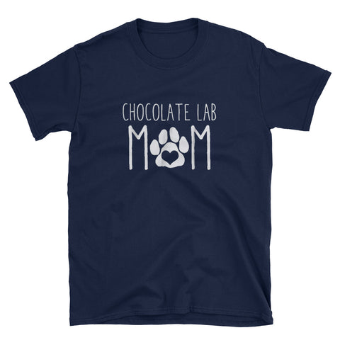 Image of Chocolate Lab Mom - MOTHER DAY Short-Sleeve Unisex T-Shirt