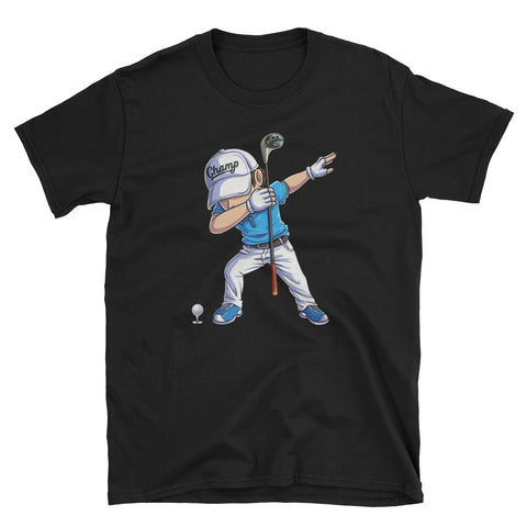 Image of Dabbing Golf Dab Dance Golfing Short-Sleeve Unisex T-Shirt