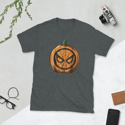 Image of Halloween Pumpkin Graphic Short-Sleeve Unisex T-Shirt