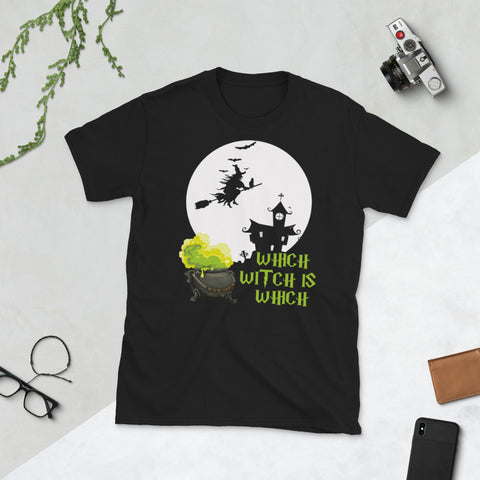 Image of Which Witch Is Which English Teacher Halloween Costume Short-Sleeve Unisex T-Shirt