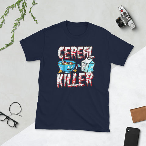 Image of Halloween Costume Cereal Killer Short-Sleeve Unisex T-Shirt
